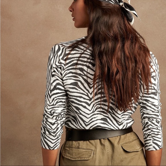 Banana Republic Zebra Sweater - Picture 2 of 6